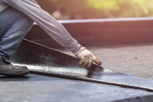 Professional Basement Waterproofing technician working in Burnsville, MN